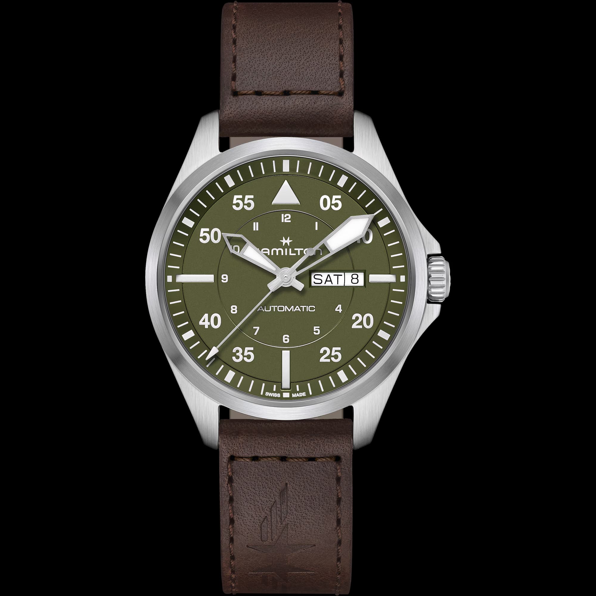 Khaki Aviation Pilot Day Date