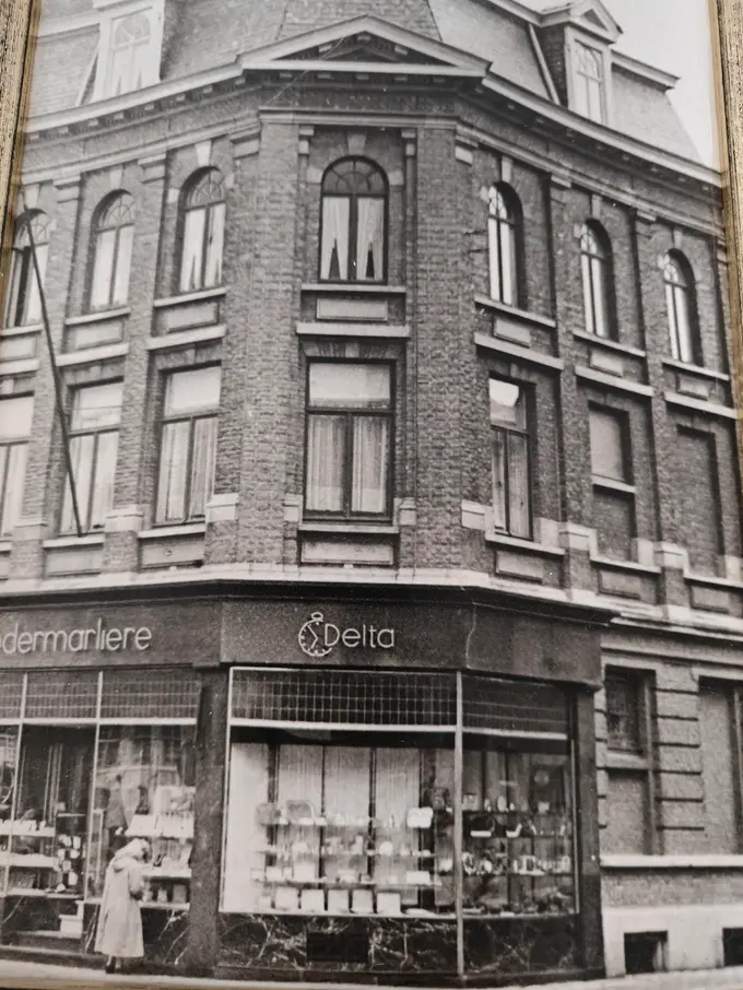 Photographie historique du bâtiment de la bijouterie Vandermarliere